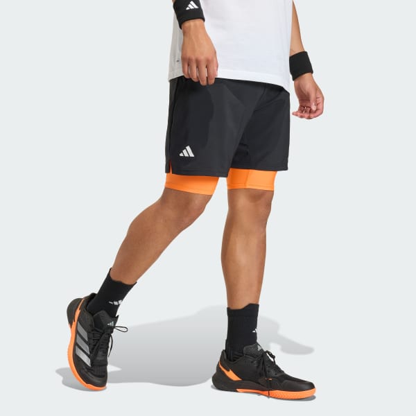 Black Club Tennis Climacool 2-in-1 Shorts