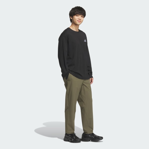 グリーン エッセンシャルズプラス レギュラーフィット ストレッチ ウーブン アンクル丈 ジョガーパンツ