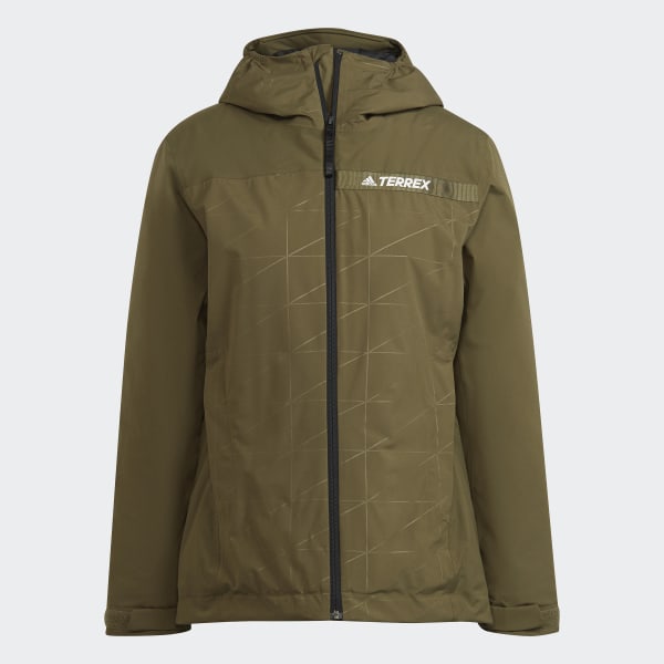 Gron Terrex Multi RAIN.RDY Primegreen Insulated 2L Rain Jacket AV602