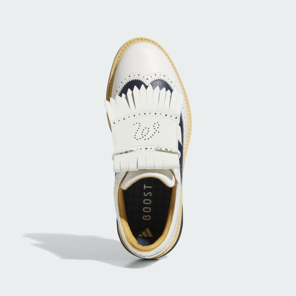 White adidas x Malbon MC87 Spikeless Golf Shoes