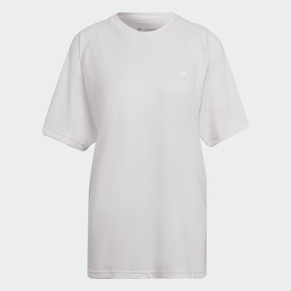 adidas Designed to Move Studio Boyfriend Tee Pink adidas Thailand