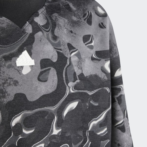Adidas camo fade top hoodie