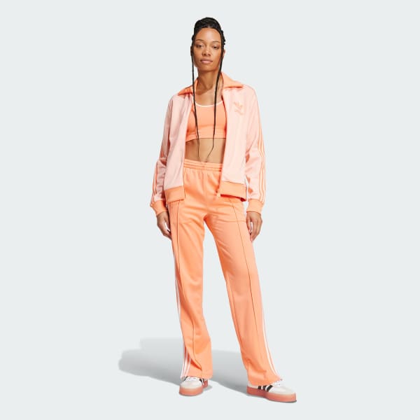 Orange Adicolor 3-Stripes Bra Top