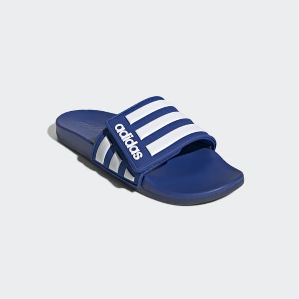 adidas Adilette Comfort Adjustable Slides - Blue | adidas US