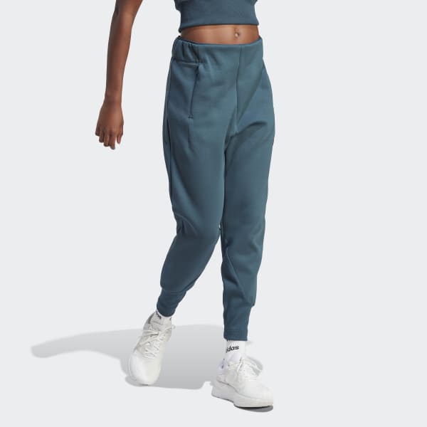 adidas Z.N.E. Leggings (Plus Size) - Turquoise