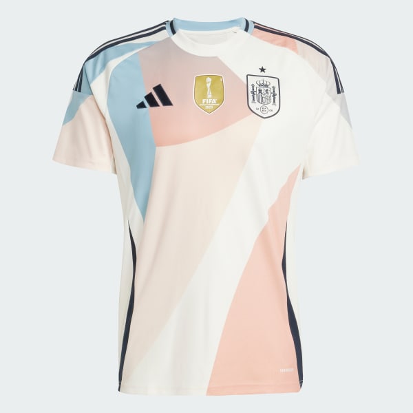 Weiss Spanien 25 Frauenteam Auswärtstrikot