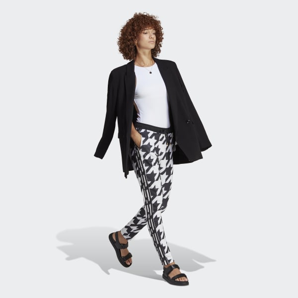 Black Houndstooth SST Track Pants