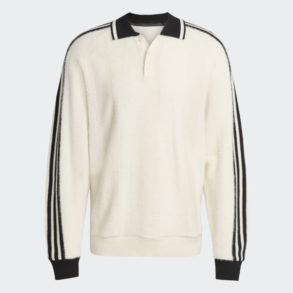 adidas Premium Knitted Jersey - White | Free Shipping with adiClub