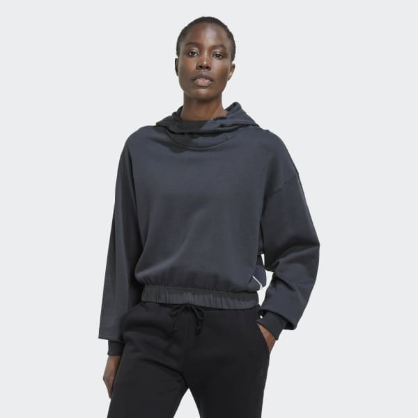 Man Signature Bungee Hem Oversized Hoodie