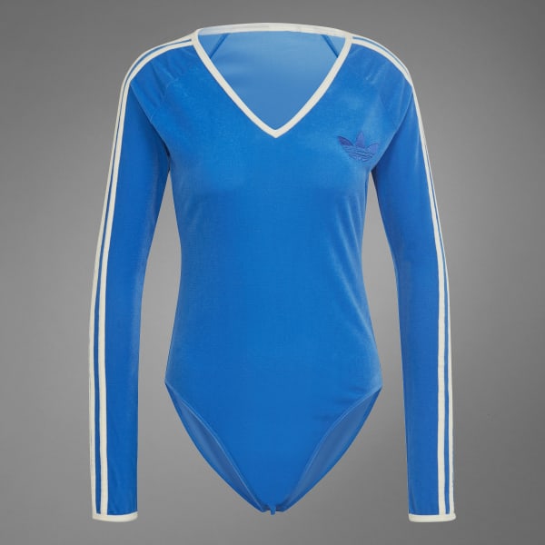 Niebieski Adicolor Heritage Now Long Sleeve Bodysuit DML88