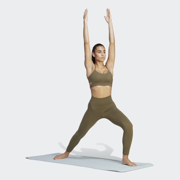Zielony Yoga Studio Wrapped 7/8 Leggings