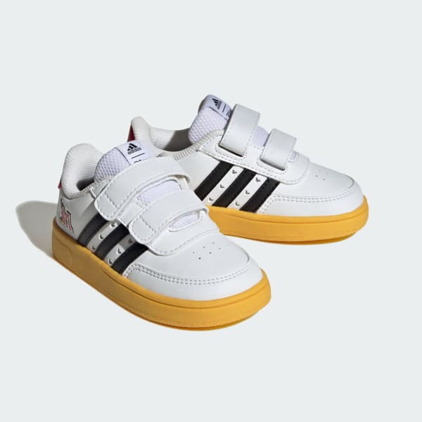 White adidas Breaknet x Disney Mickey Mouse Shoes Kids