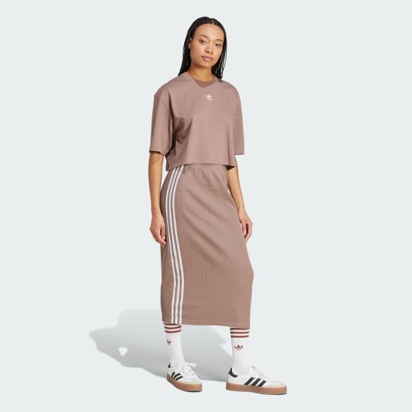 Kahverengi Knit Etek