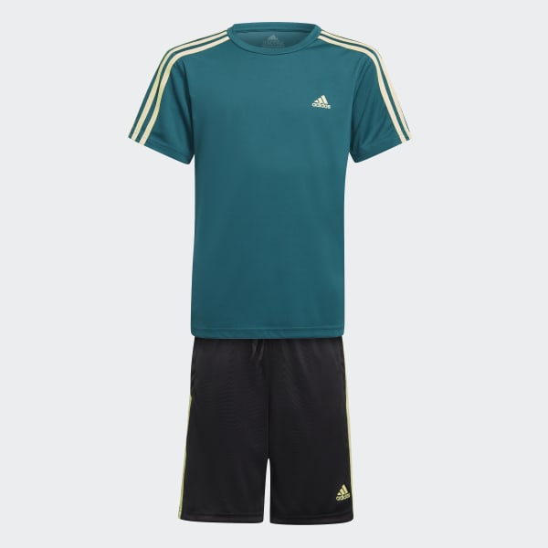 Turchese Completo adidas Designed 2 Move Tee and Shorts 29256