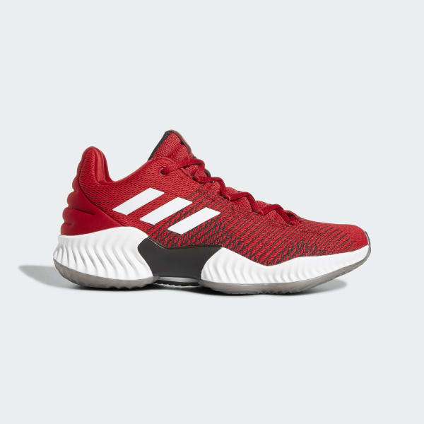adidas Pro Bounce 2018 Low Shoes - Red | adidas US