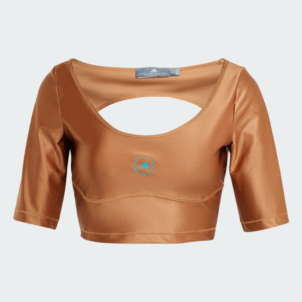 Brown adidas by Stella McCartney Crop Top