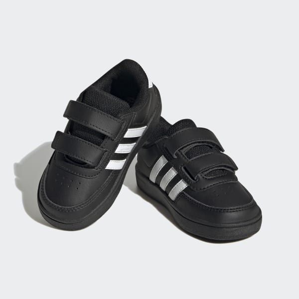 adidas Breaknet Lifestyle Court Two Strap Hook and Loop Shoes Black adidas UK