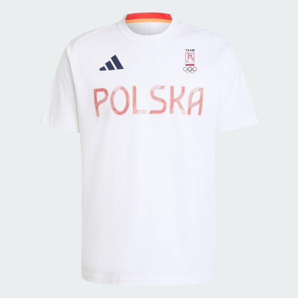 Bianco T-shirt adidas Z.N.E. Poland