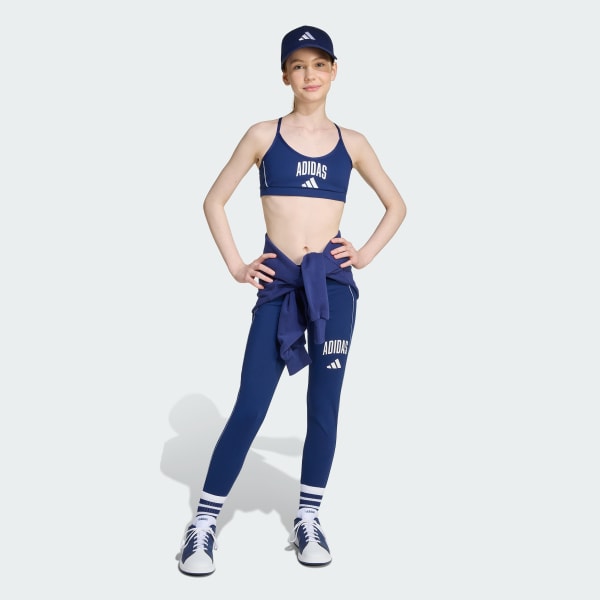 Bleu Train Essentials Soutien-gorge à imprimé collégial Enfant