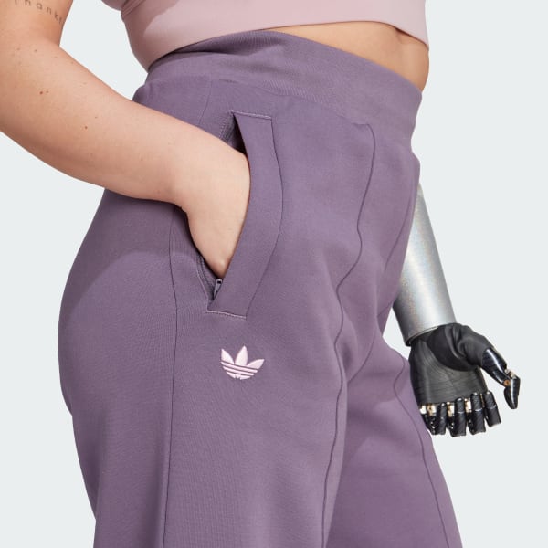 Adidas originals purple track pants sale