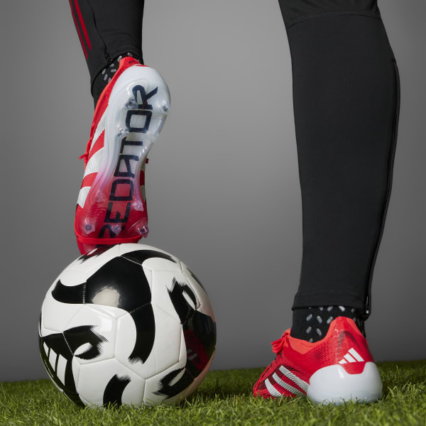 adidas Predator レッド シューズ adidas Predator Elite Fold-Over Tongue Firm Ground Cleats