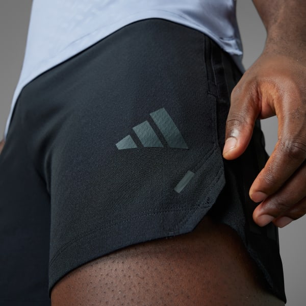 Μαύρο Power 3-Stripes Shorts