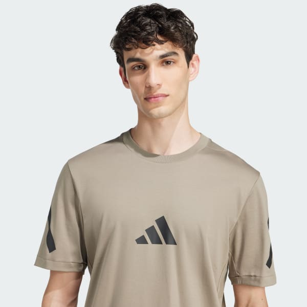 adidas Z.N.E. Tee - Brown | Free Shipping with adiClub | adidas US
