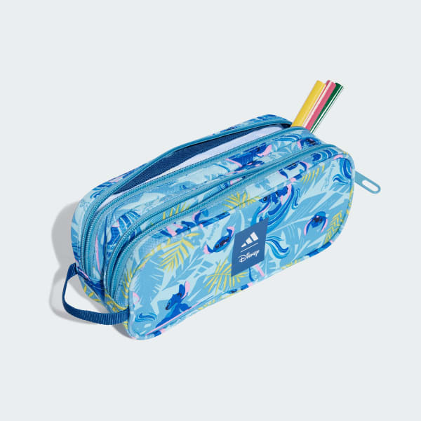 Blue adidas DISNEY LILO & STITCH PENCIL CASE AOP