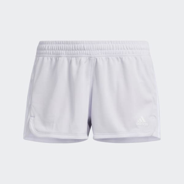 adidas Pacer 3-Stripes Knit Shorts - Grey, Women's Training