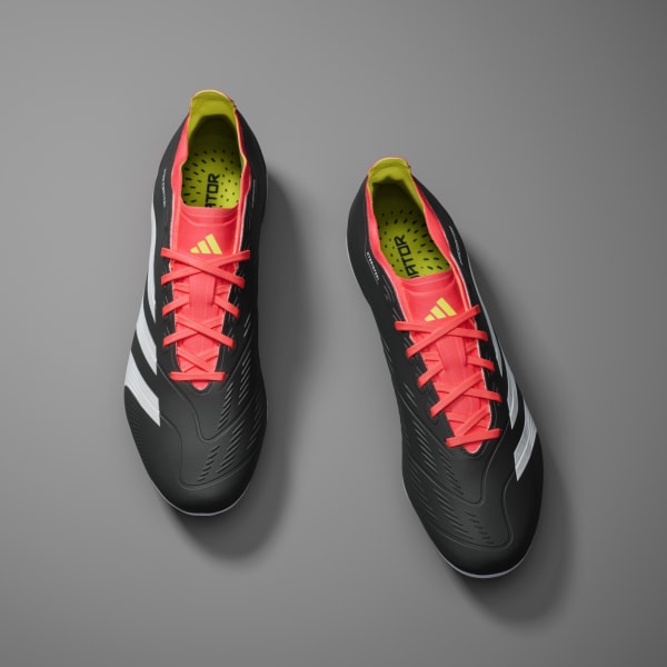 Negro Zapatos de Fútbol Predator League Terreno Firme