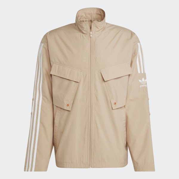 Beige Adicolor Parley Trainingsjack TJ082