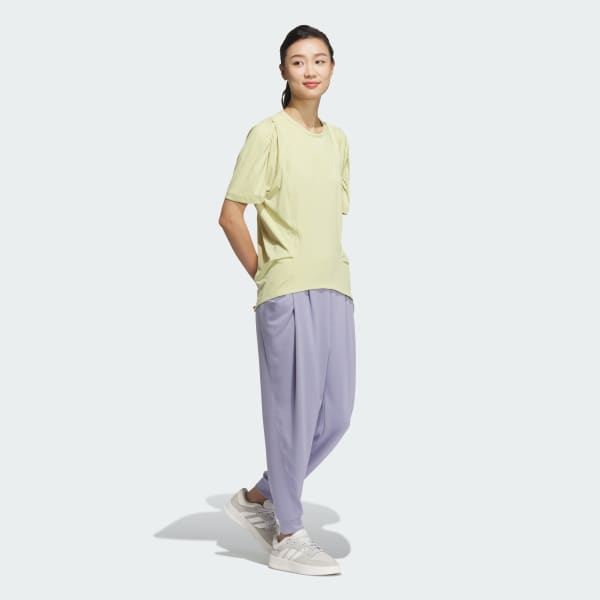 イエロー LUXFLOW スポーツ リラックスTシャツ