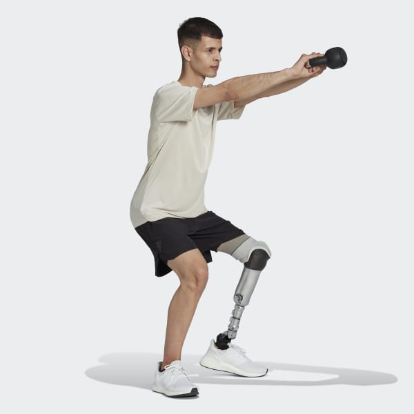Beige Designed 4 Training HEAT.RDY HIIT Tee TY947