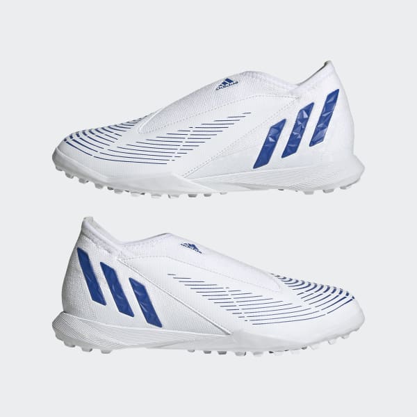 adidas Botines Predator Sin Cordones Pasto Sintético Blanco | adidas Argentina