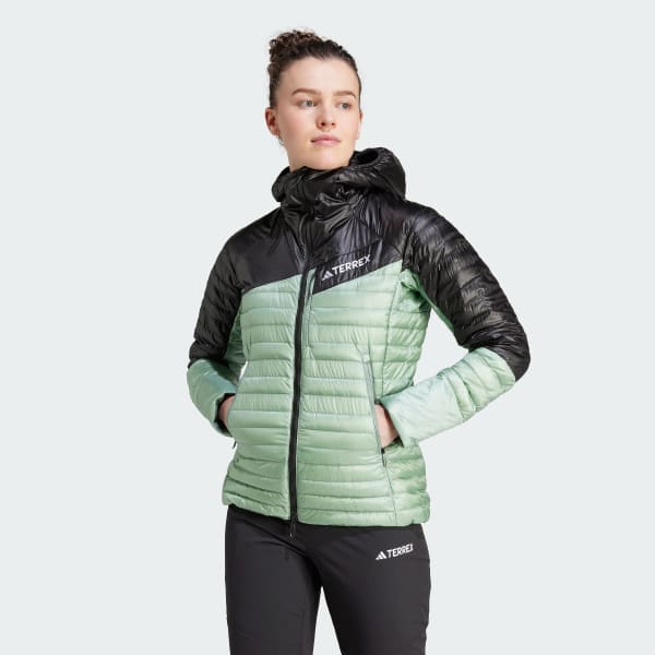 Verde Chaqueta con capucha Terrex Techrock Down
