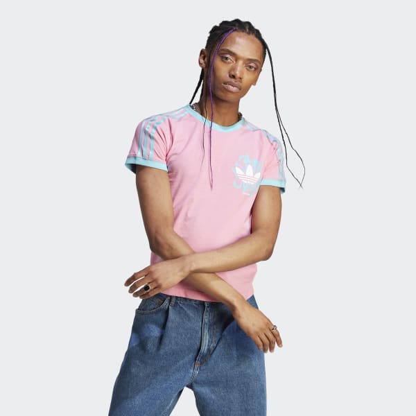Marina cemento computadora Camiseta PRIDE RM 3 bandas - Rosa adidas | adidas España