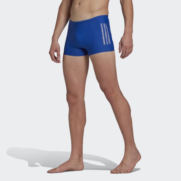 Azul Boxers de Natação 3-Stripes VB726