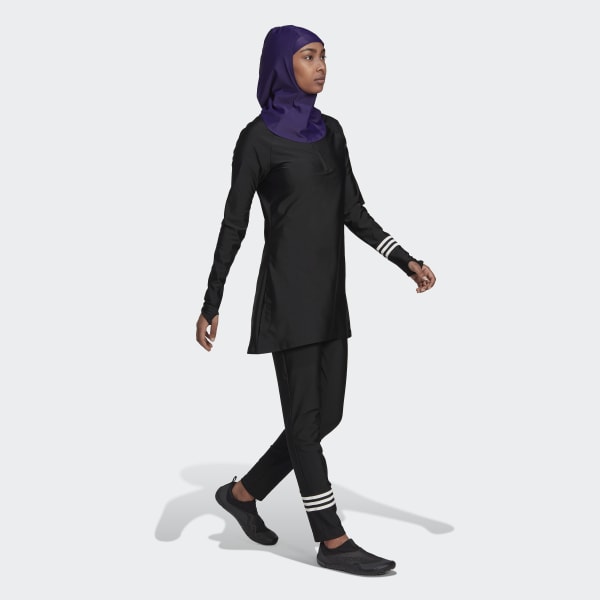 Violet Hijab de natation 3-Stripes BH113