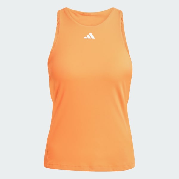 Oranje CLIMACOOL TENNIS-Y-TANKTOP
