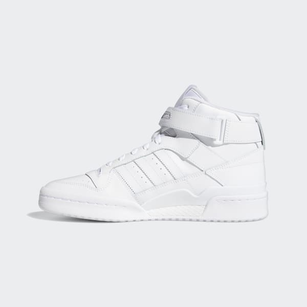 White Forum Mid Shoes KYQ81
