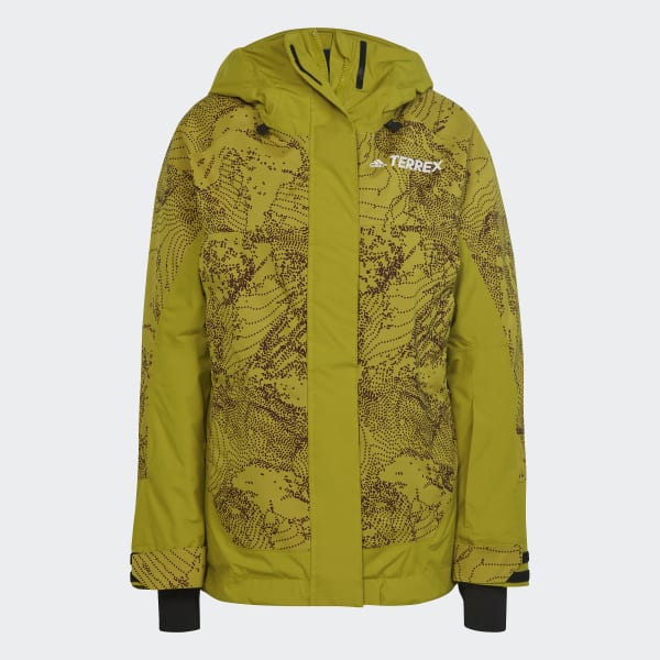 Grun TERREX 2-Layer Insulated Snow Graphic Skijacke TJ077