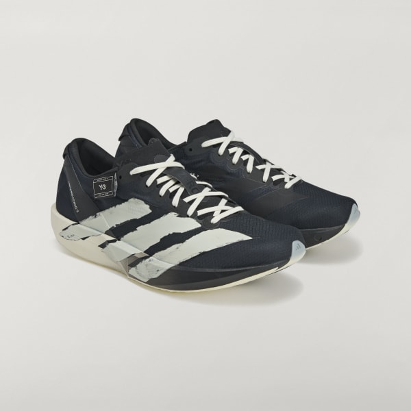 人気！【Y-3】メンズ スニーカー Adios 9 Trainers メッシュ adidas Y-3 Adios 9 - Black | Free Shipping with adiClub