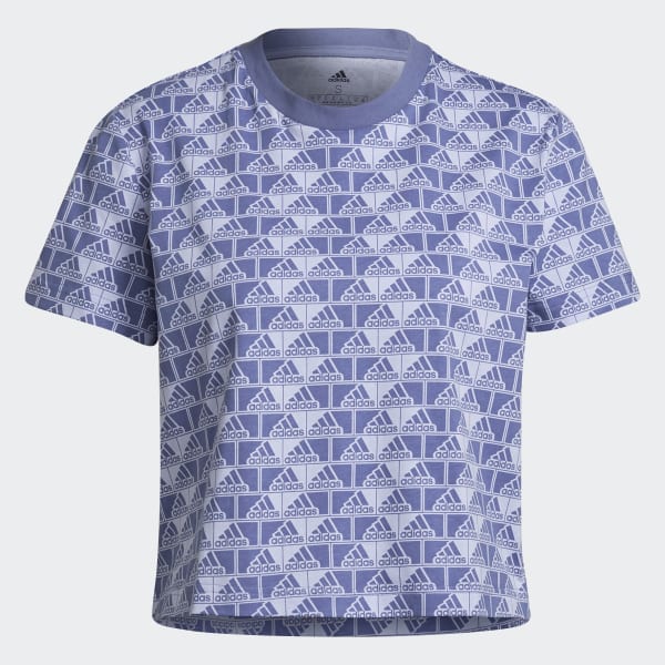Roxo Camiseta Cropped Brand Love ISB16