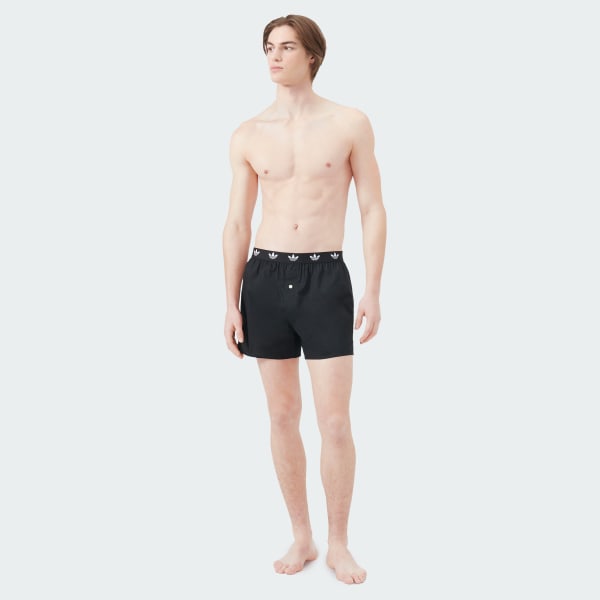 Noir Boxer taille toile coton Comfort Core Icon (lot de 2)