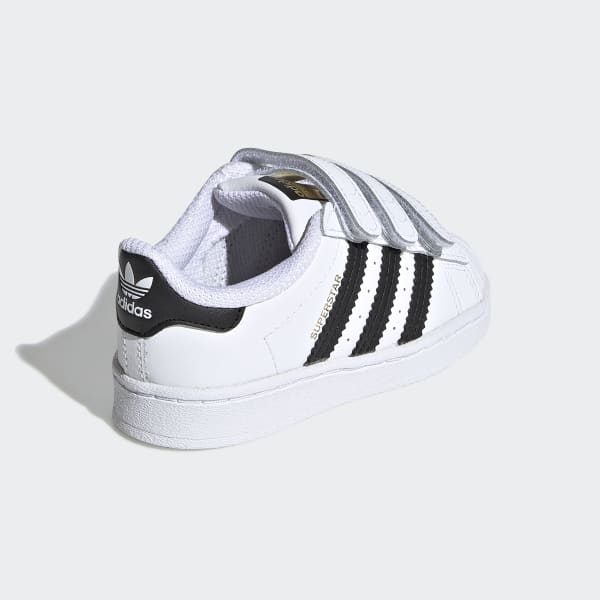 adidas superstar white and black size 4.5