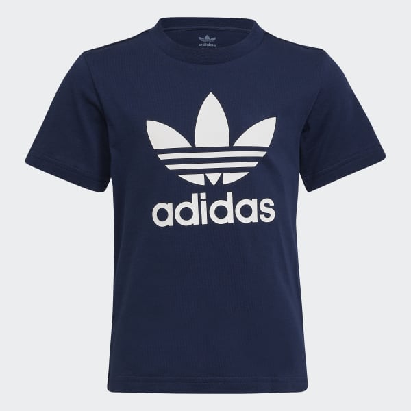 Azul Conjunto de T-shirt e Calções Adicolor