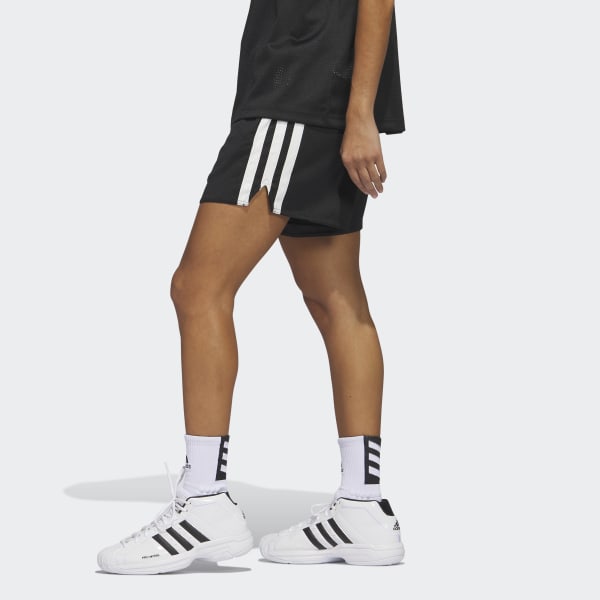 adidas Women's Select 3-Stripes Basketball Shorts