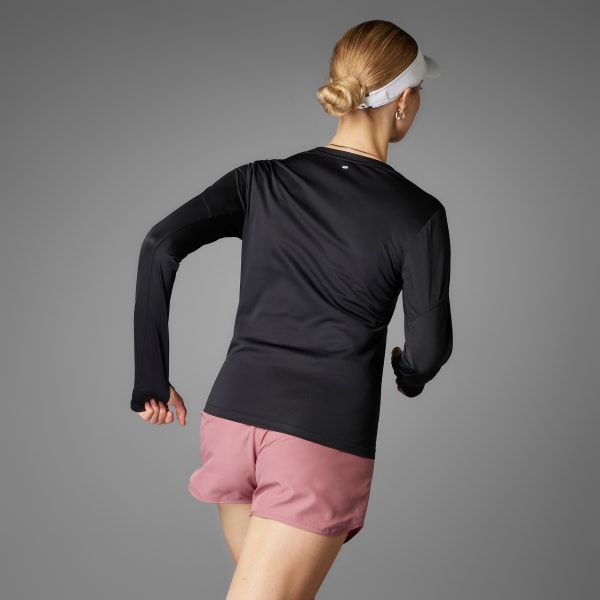Black Run It Long Sleeve Tee