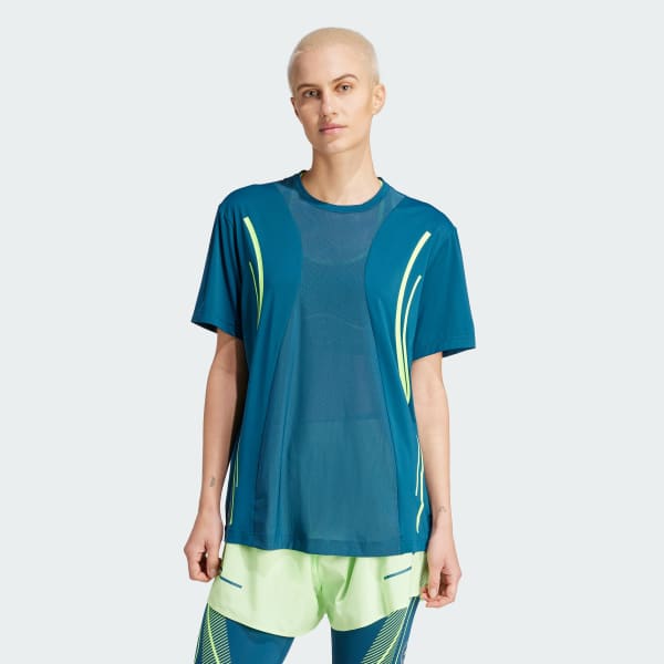 Blue adidas by Stella McCartney TruePace Running T-Shirt