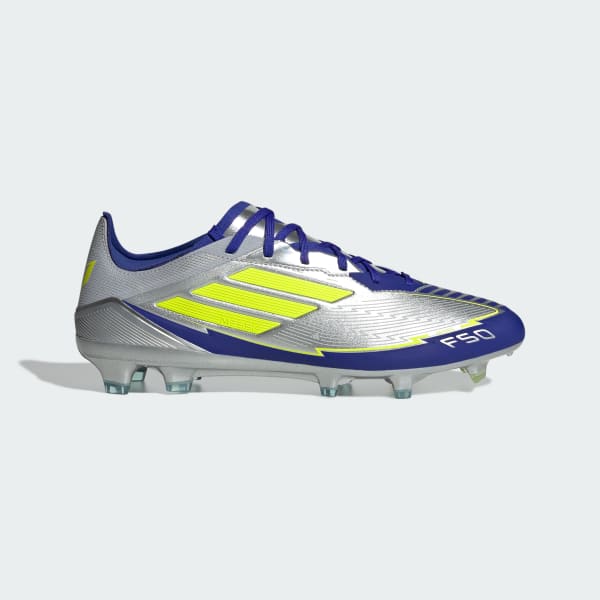 Plateado Guayos F50 Pro Messi Terreno Firme